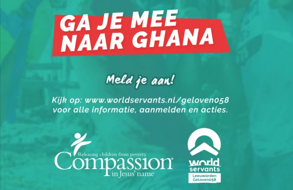 Ga je mee naar GHANA?