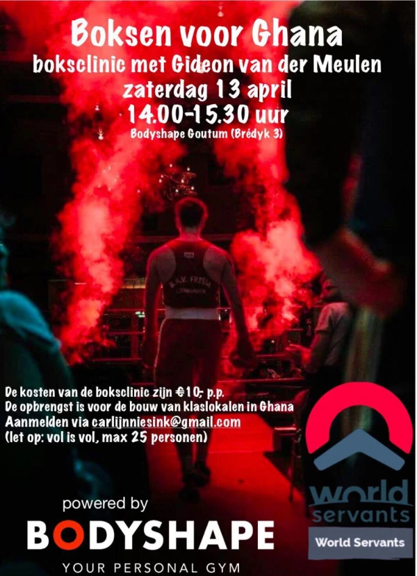 Boksen voor Ghana - World Servants