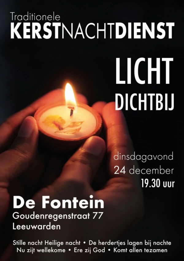 Traditionele kerstnachtdienst